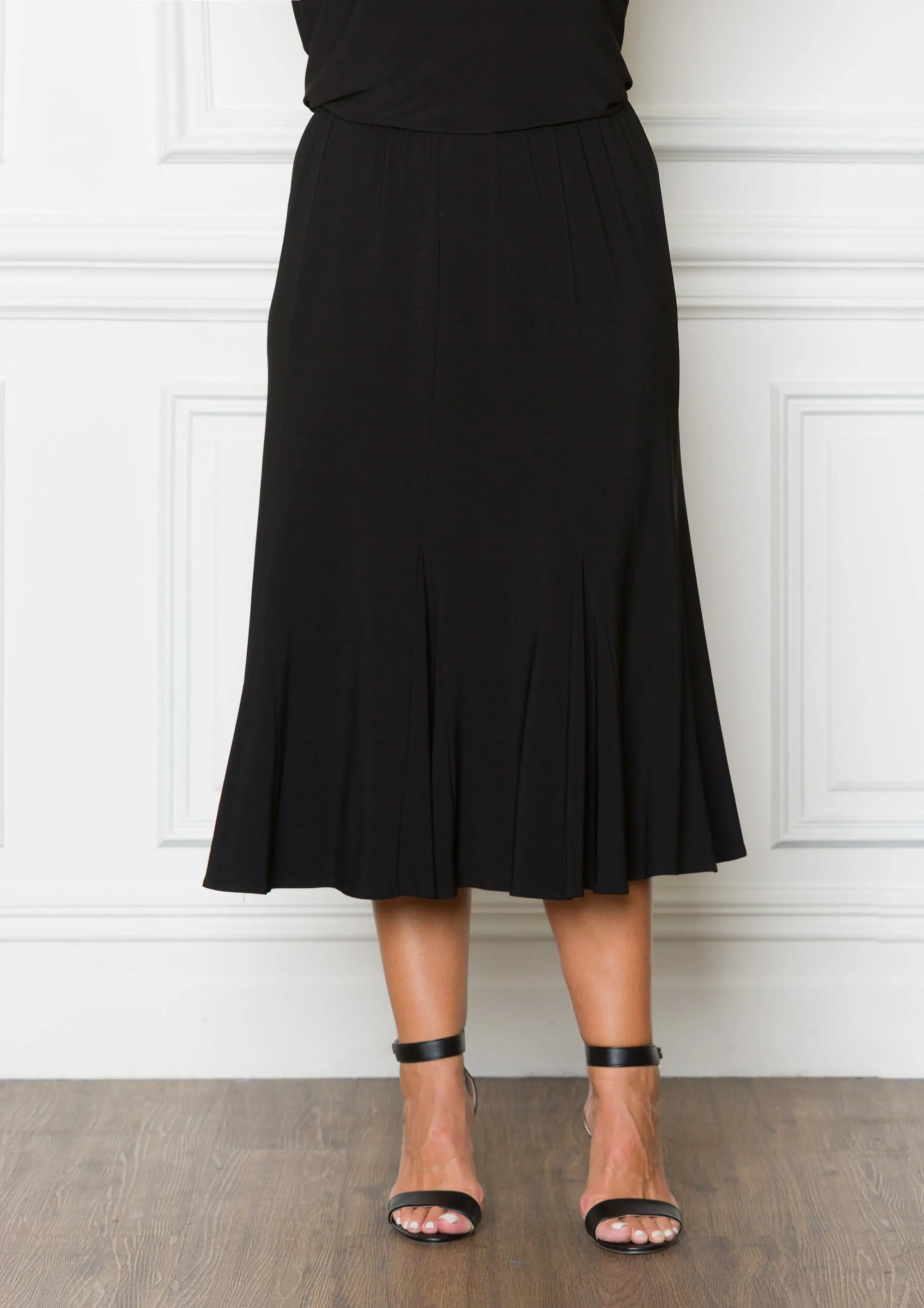 1010 Jersey  Panelled  Skirt