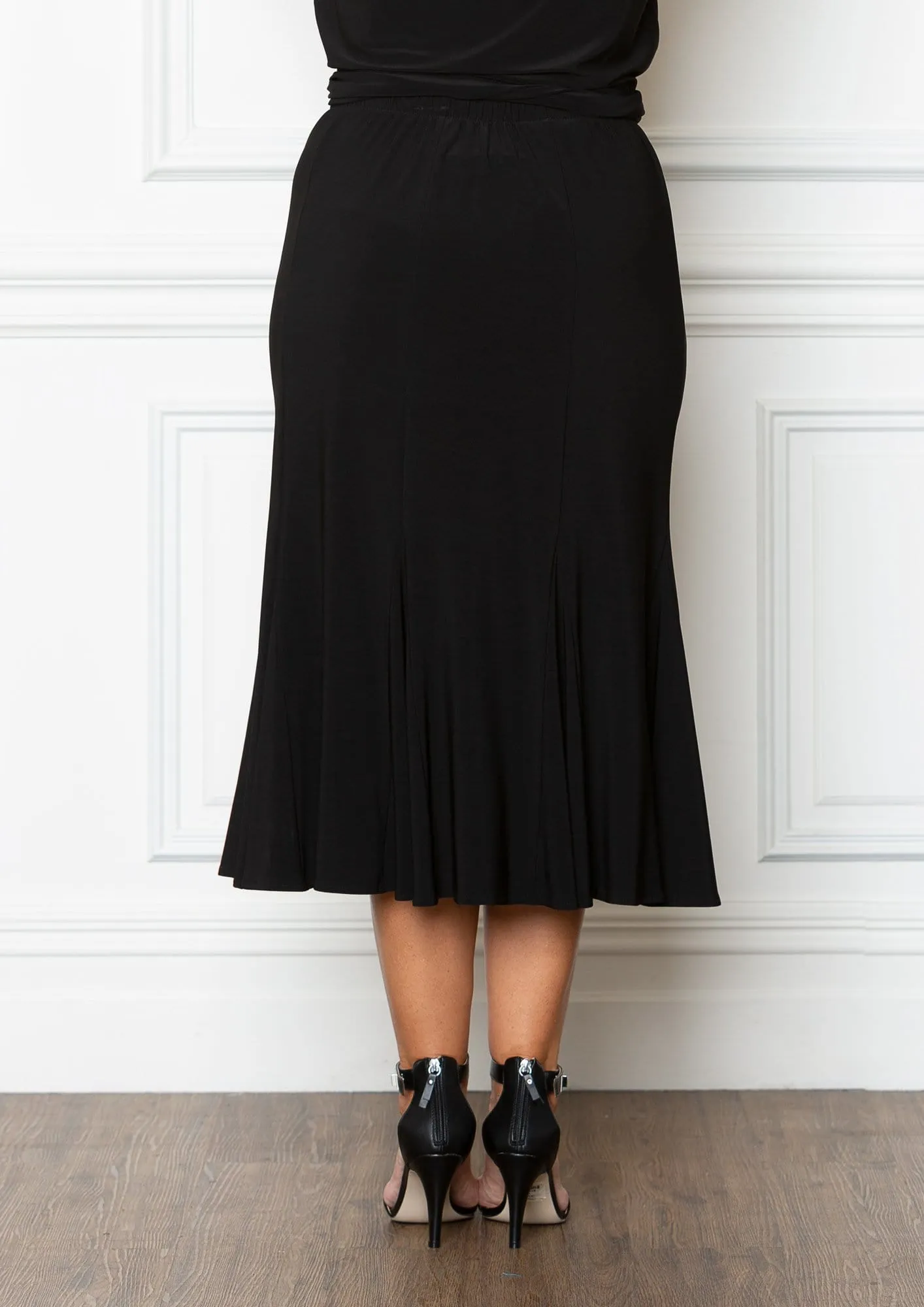 1010 Jersey  Panelled  Skirt