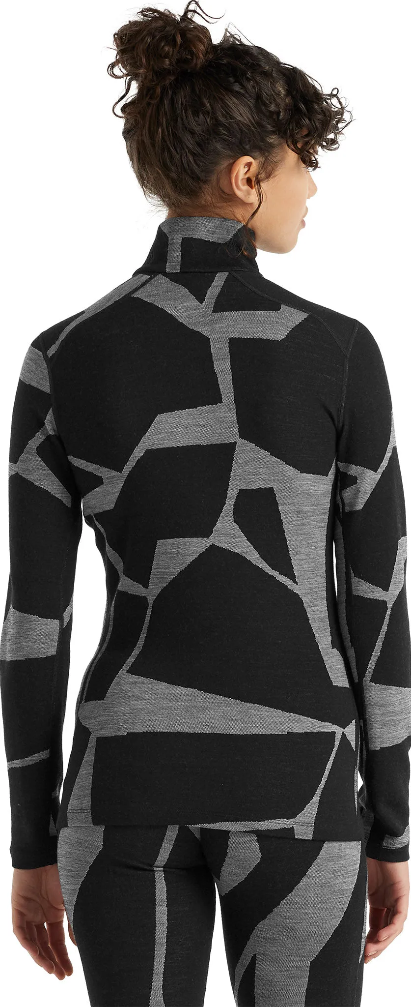 250 Vertex Fractured Landscapes LS Half Zip Base Layer - Women's|-|Couche de base à demi-glissière et manches longues Fractured Landscapes de 250 Vertex - Femme