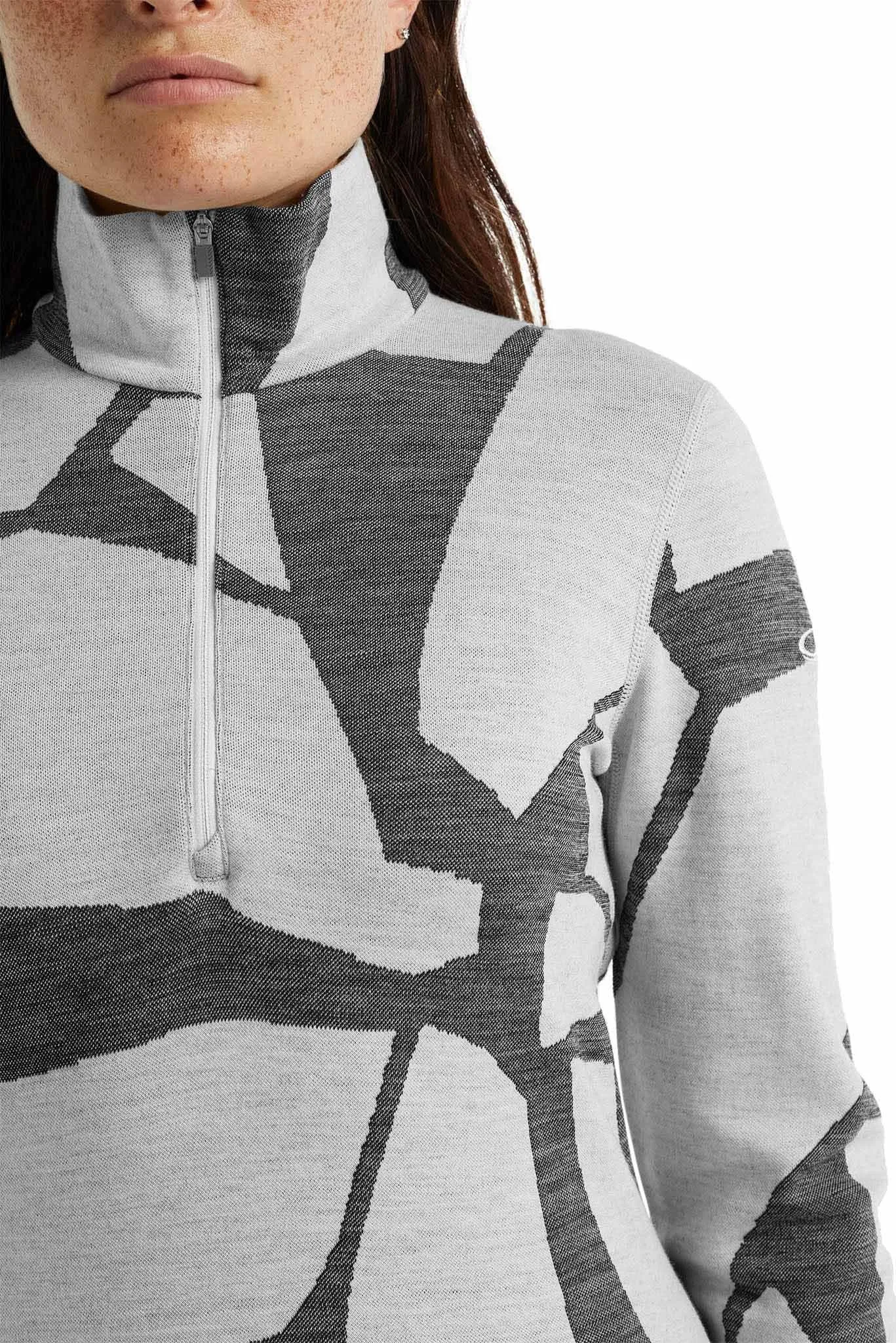 250 Vertex Fractured Landscapes LS Half Zip Base Layer - Women's|-|Couche de base à demi-glissière et manches longues Fractured Landscapes de 250 Vertex - Femme