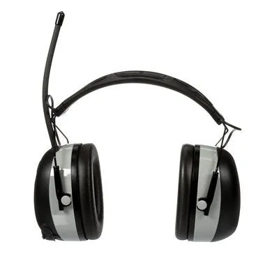 3M Worktunes 7100097024 Wireless Hearing Protector, 24 dB NRR, AM/FM Radio Band, Black/Silver