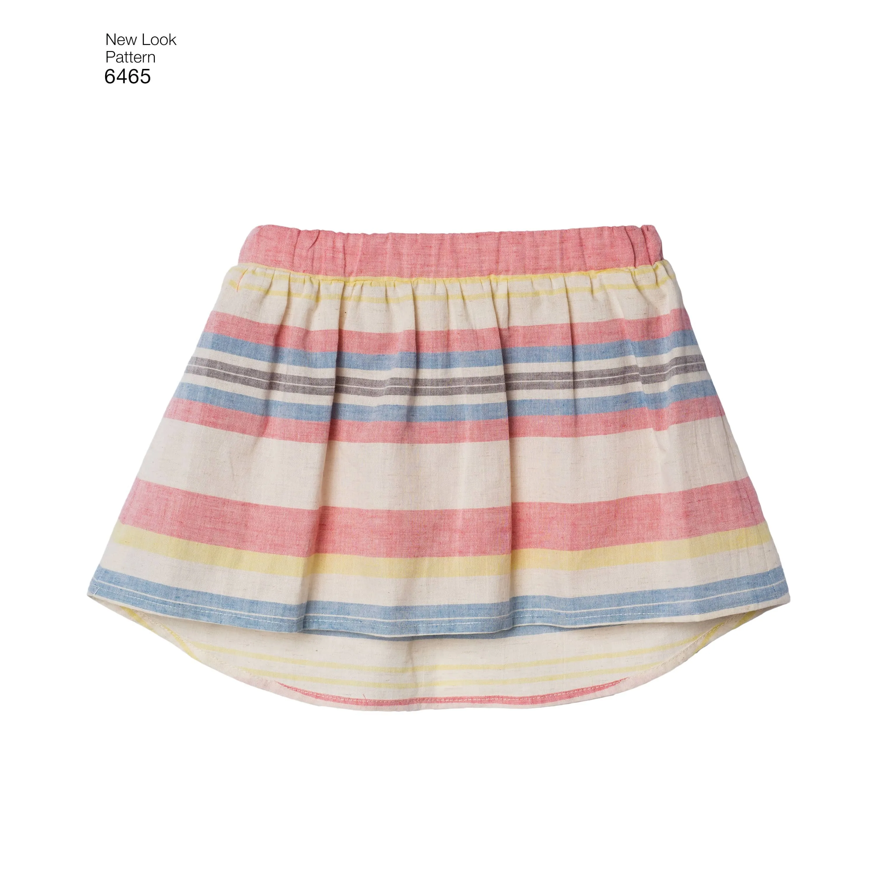 6465 Child's Easy Top, Skirt and Shorts