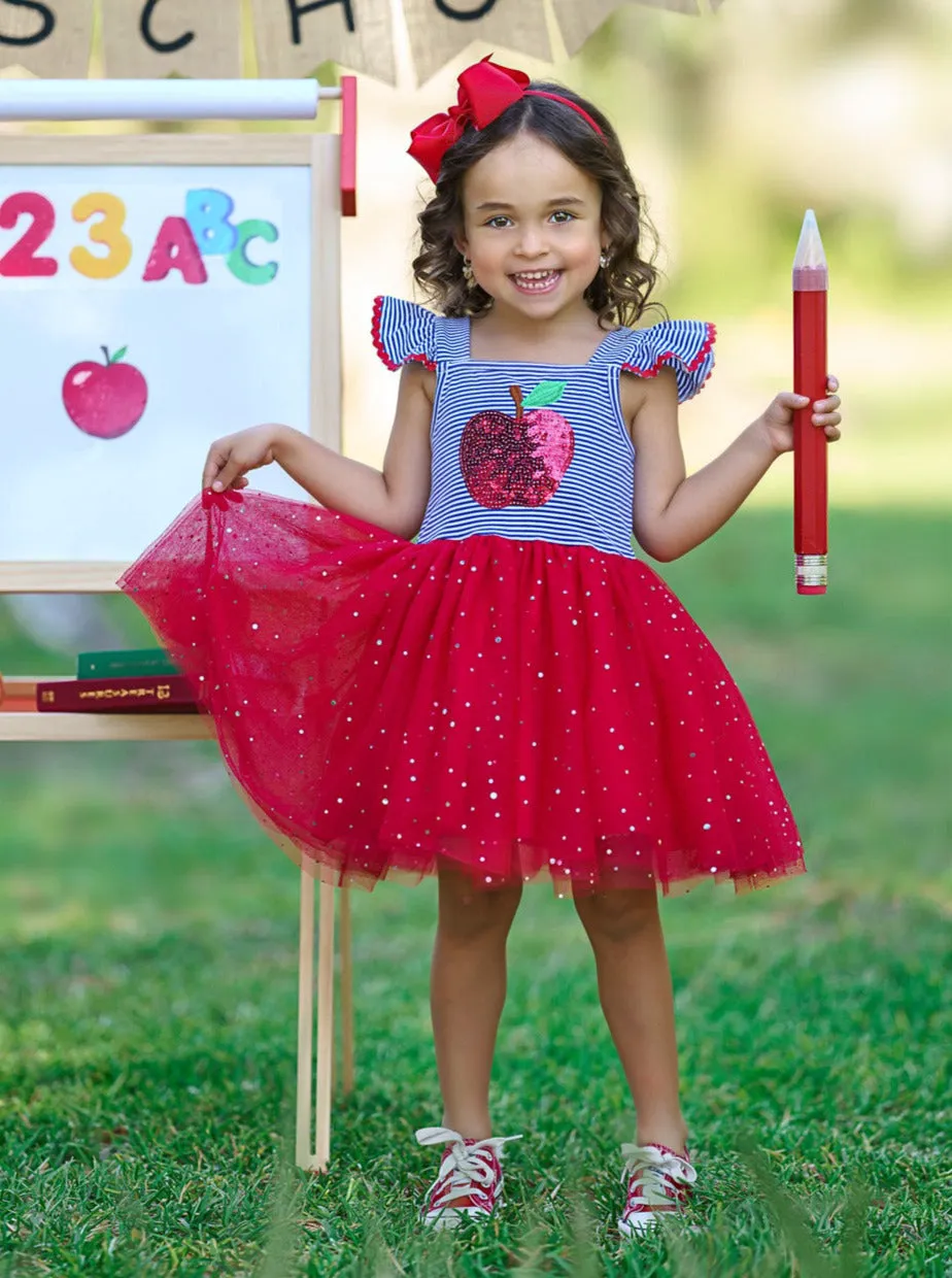 A  Attire Apple Sparkle Tutu Dress