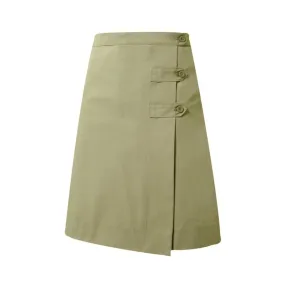 A  Khaki Long Skort - Girls