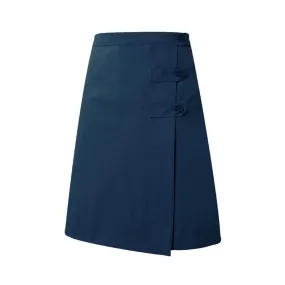 A  Navy Long Skort - Plus Size Girls