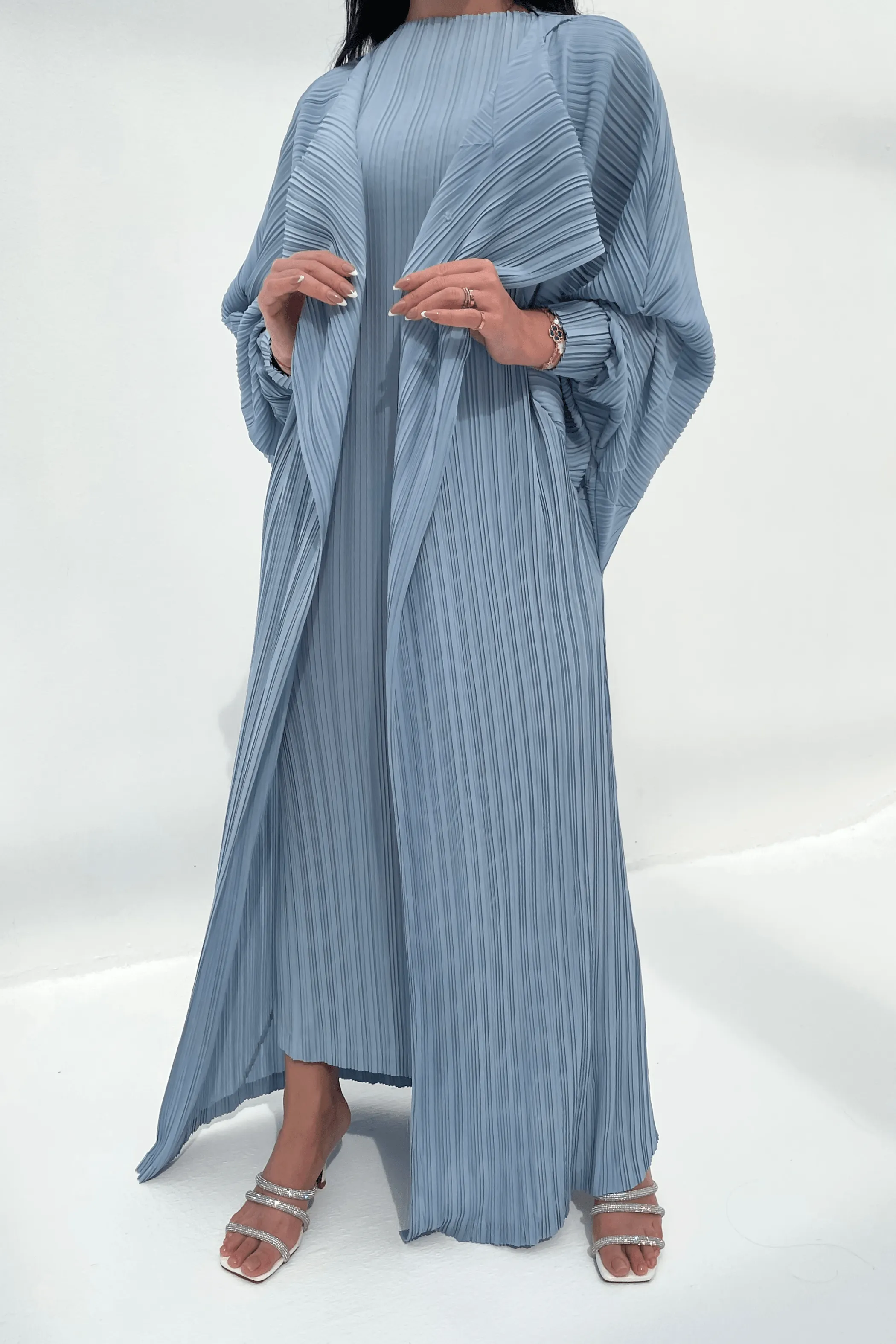 Abaya Pleated Circular With Shayla