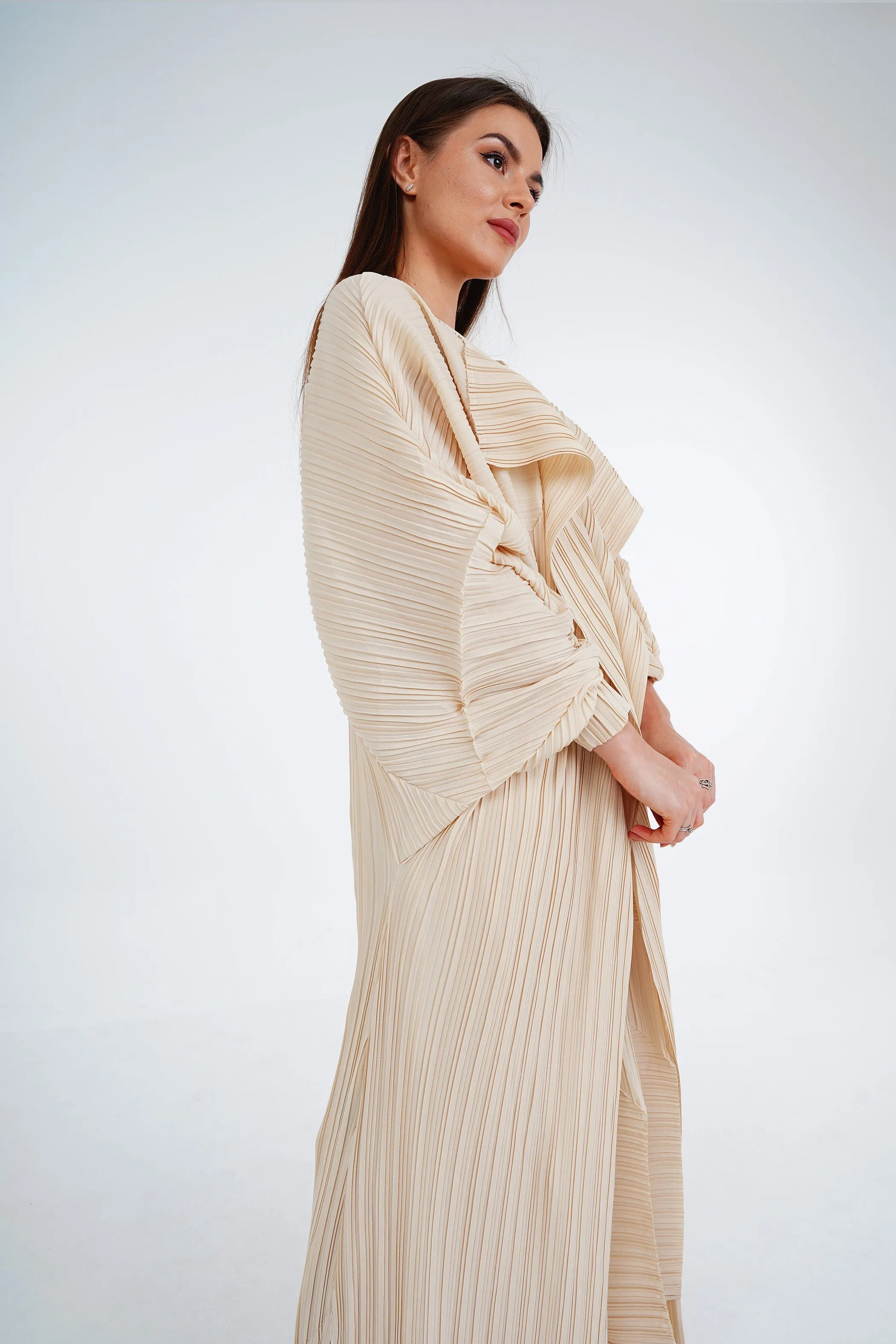 Abaya Pleated Circular With Shayla