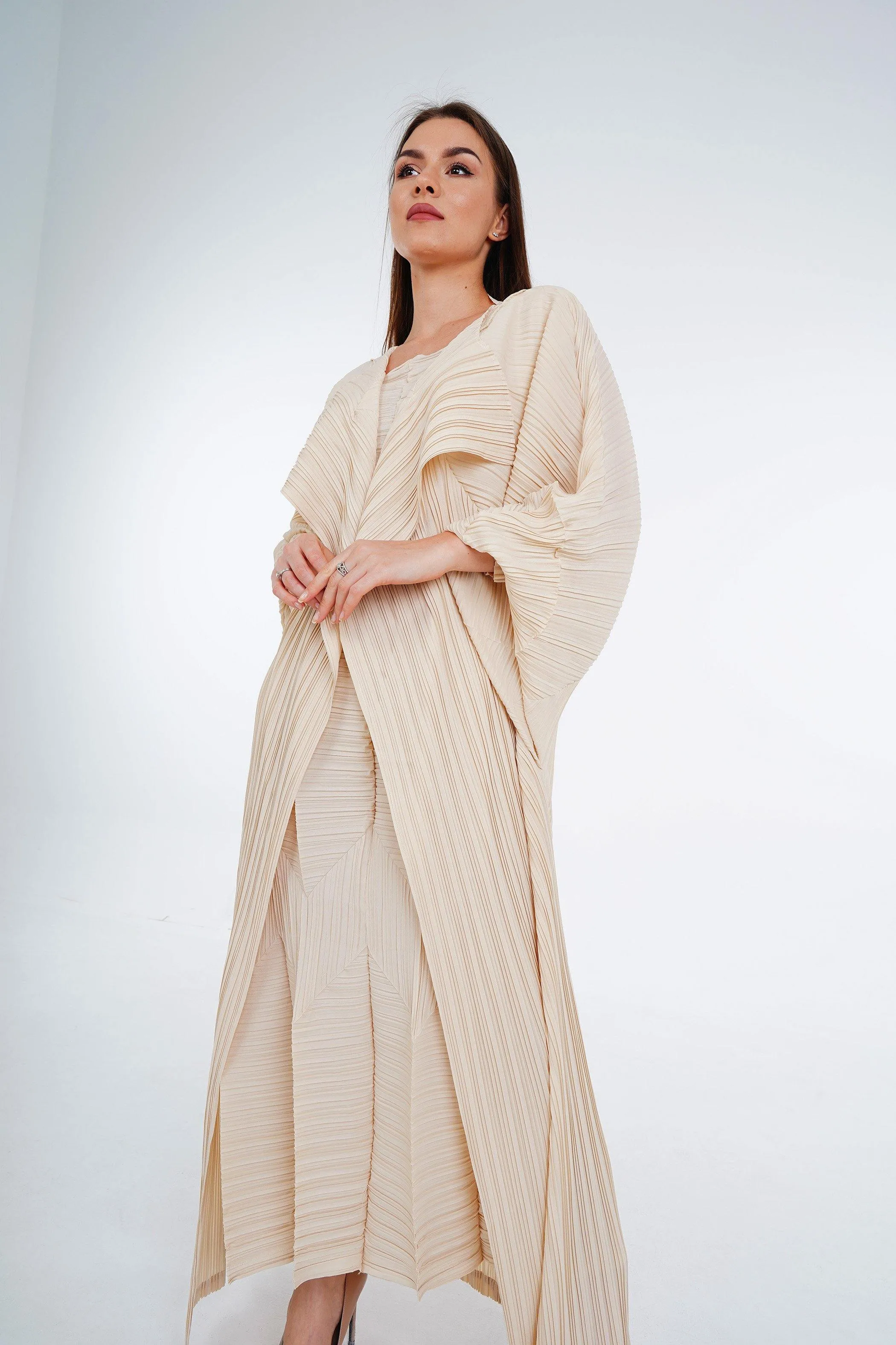 Abaya Pleated Circular With Shayla