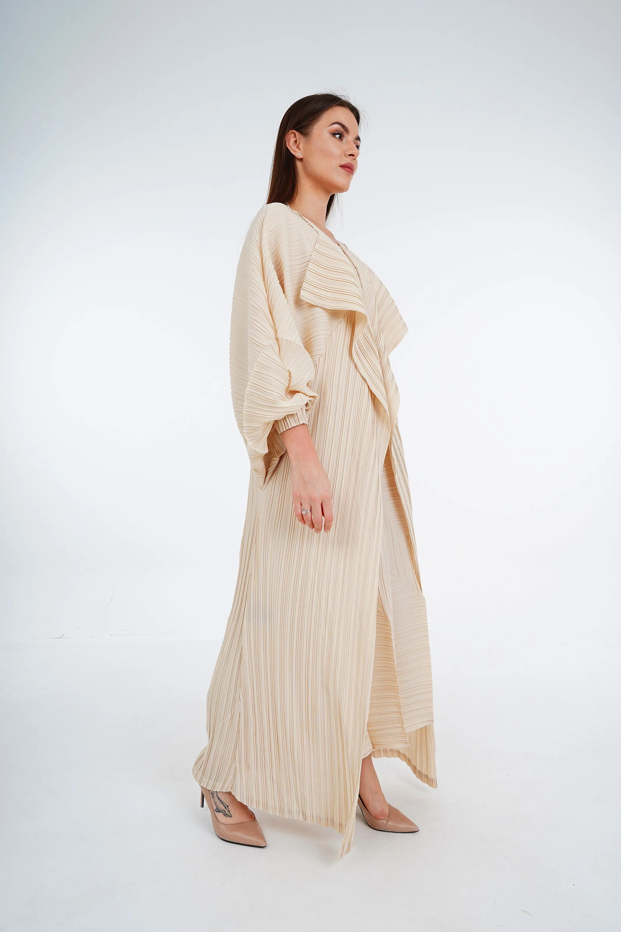 Abaya Pleated Circular With Shayla