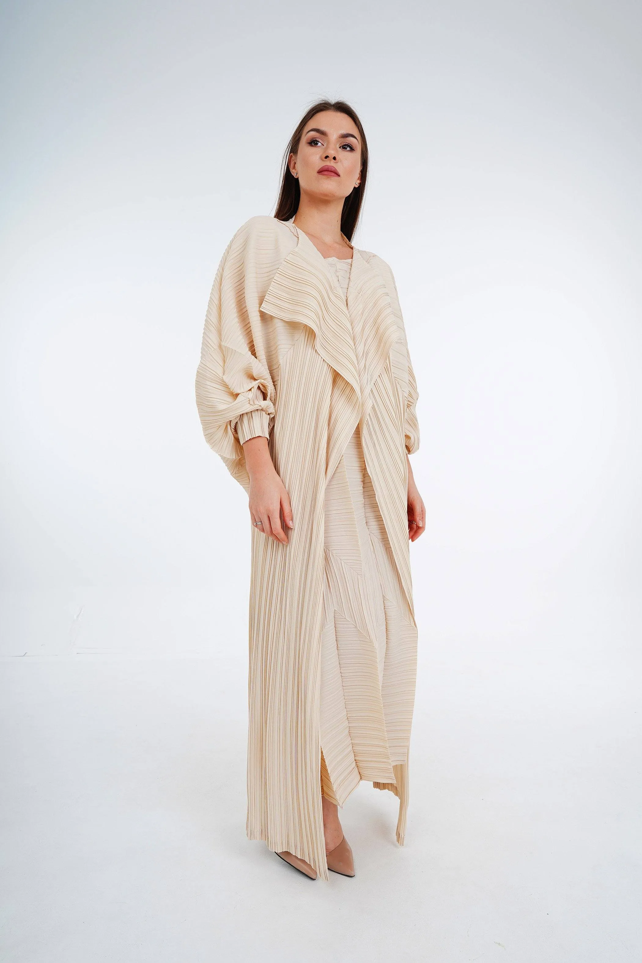 Abaya Pleated Circular With Shayla