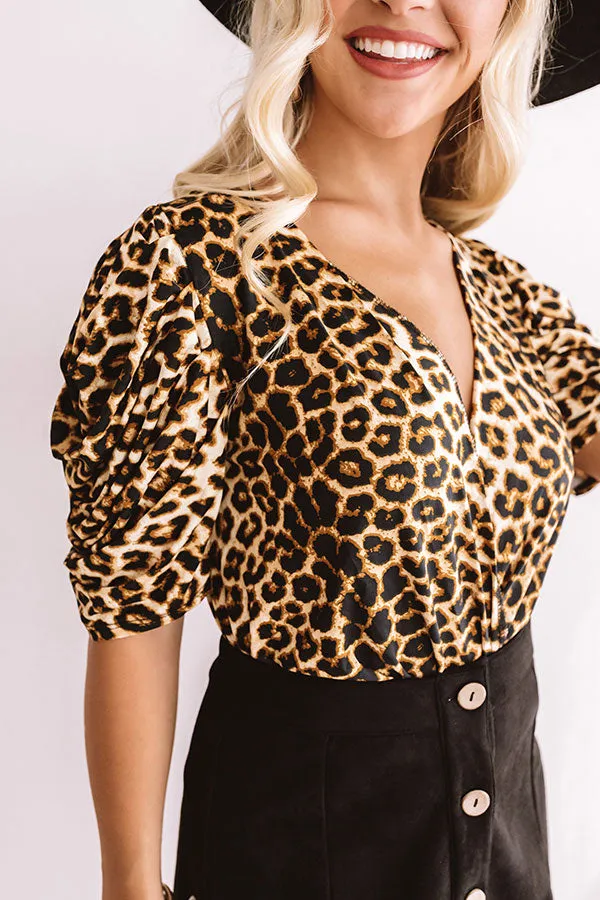 Aim To Please Leopard Bodysuit