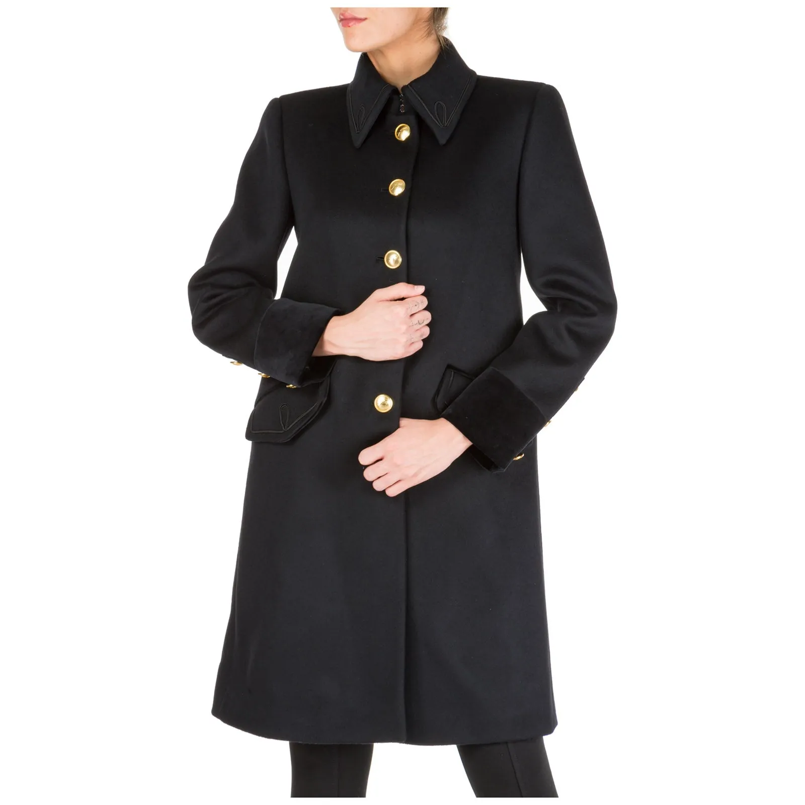 Alberta Ferretti Buttoned Coat