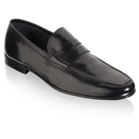 Alek Black Penny Loafer