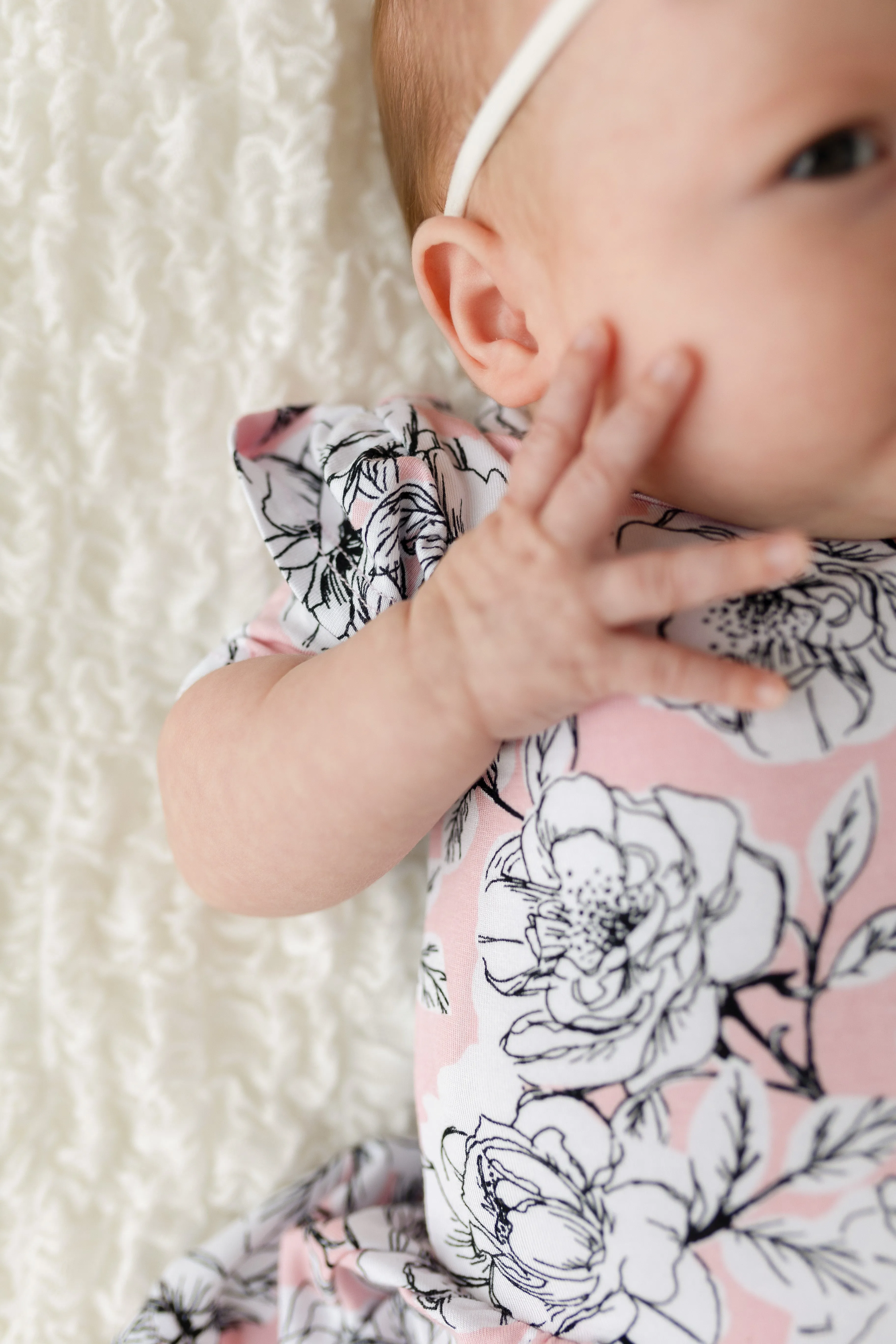 Allie Floral Bamboo Skirted Bodysuit