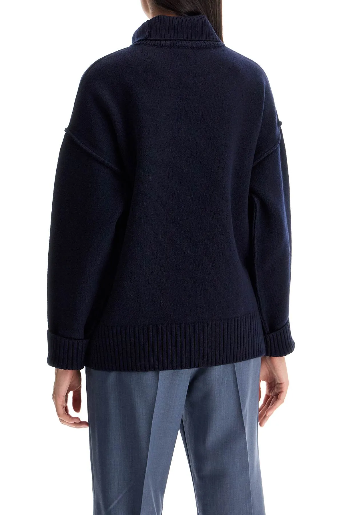 Ami Alexandre Matiussi Ami De Coeur Wool Turtleneck Sweater