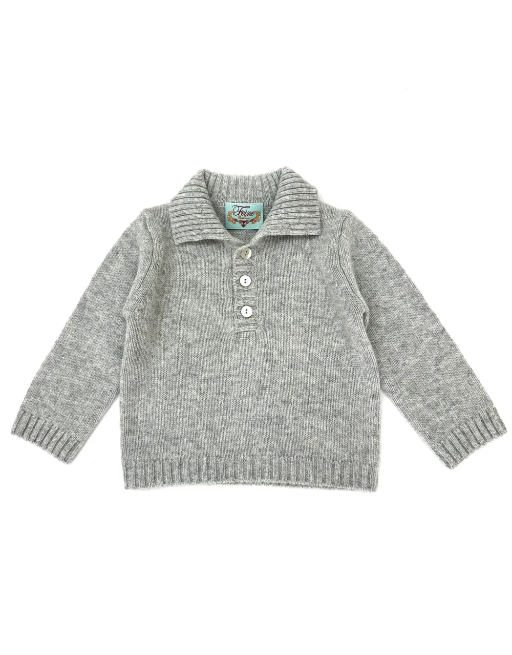 Baby Winter Polo in Platinum