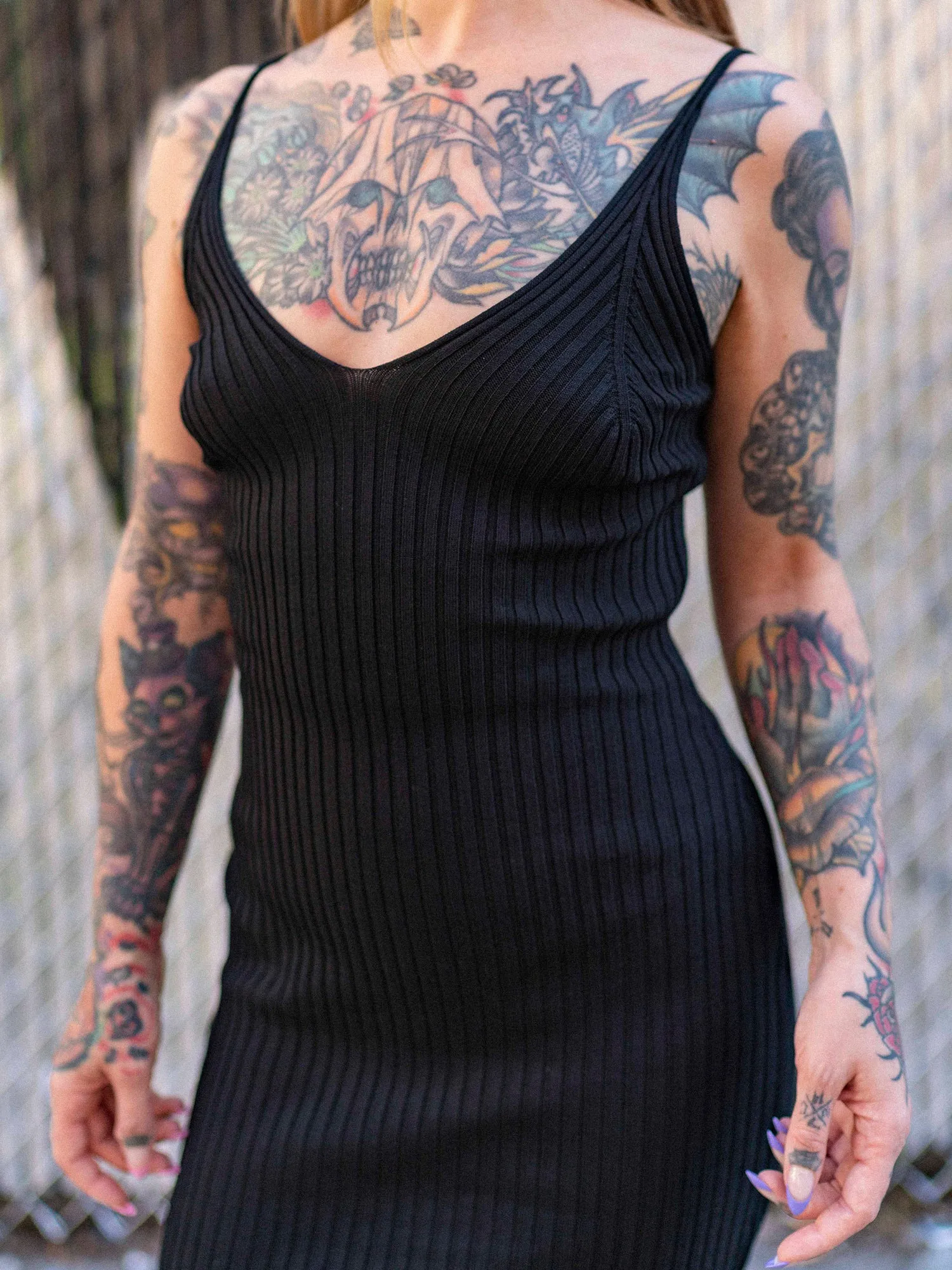 Back to Life Black Mini Dress