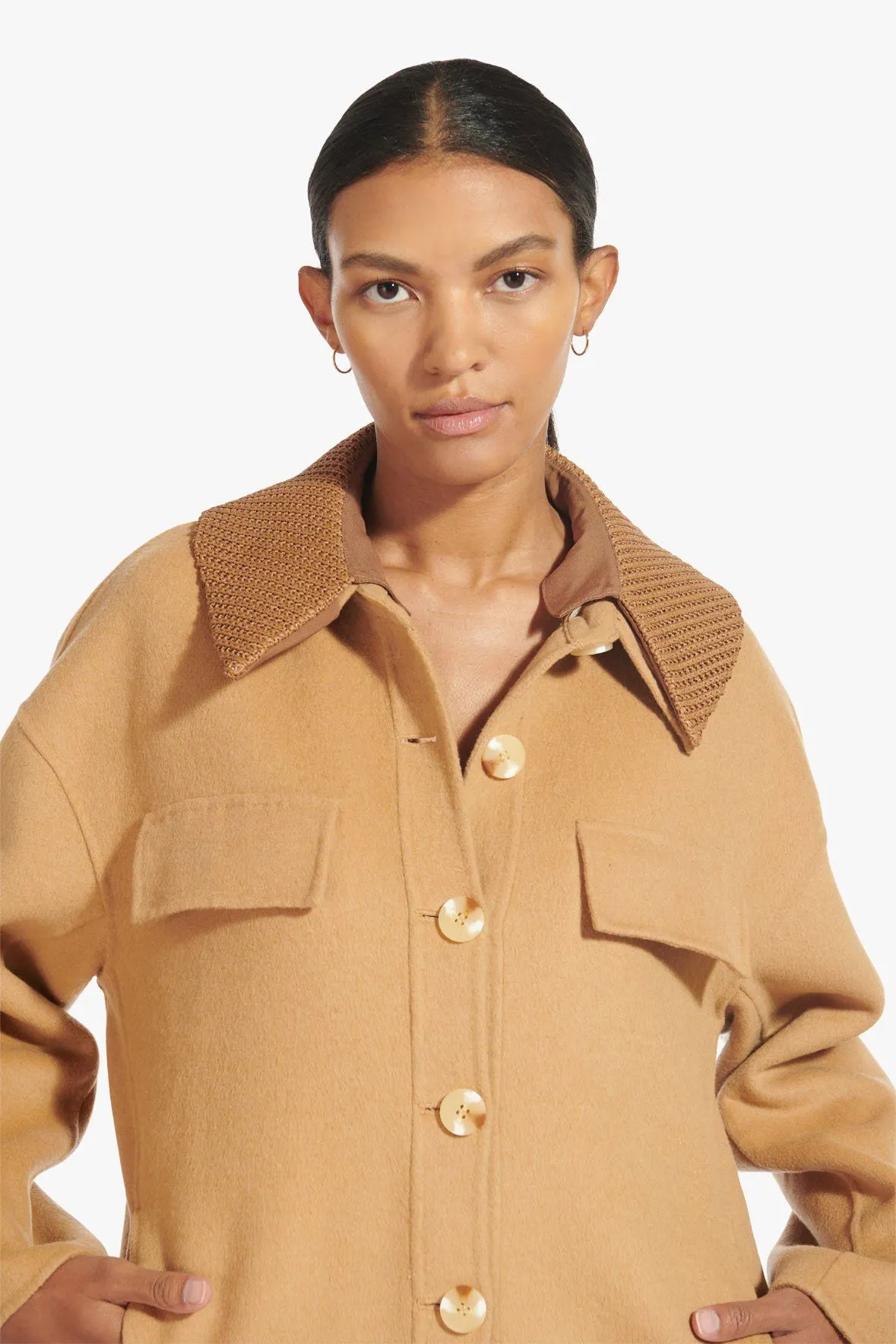 BALBOA JACKET | CAMEL TAN