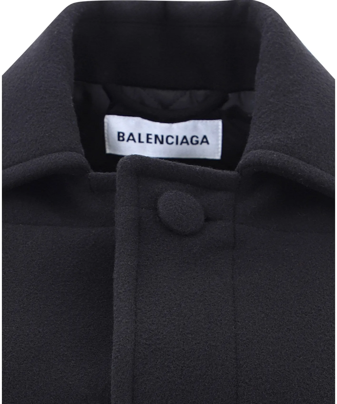 Balenciaga Peplum Back Coat