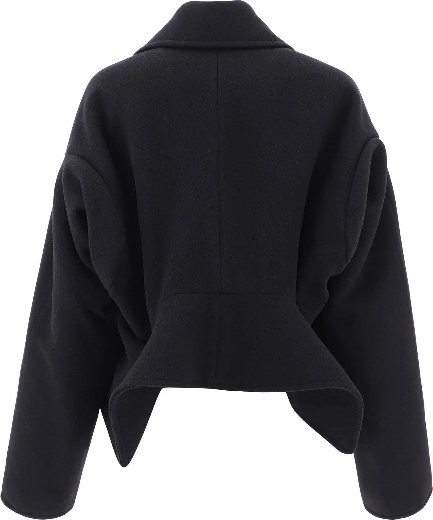 Balenciaga Peplum Back Coat