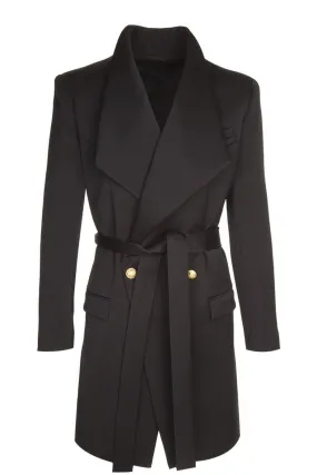 Balmain Wrap Coat