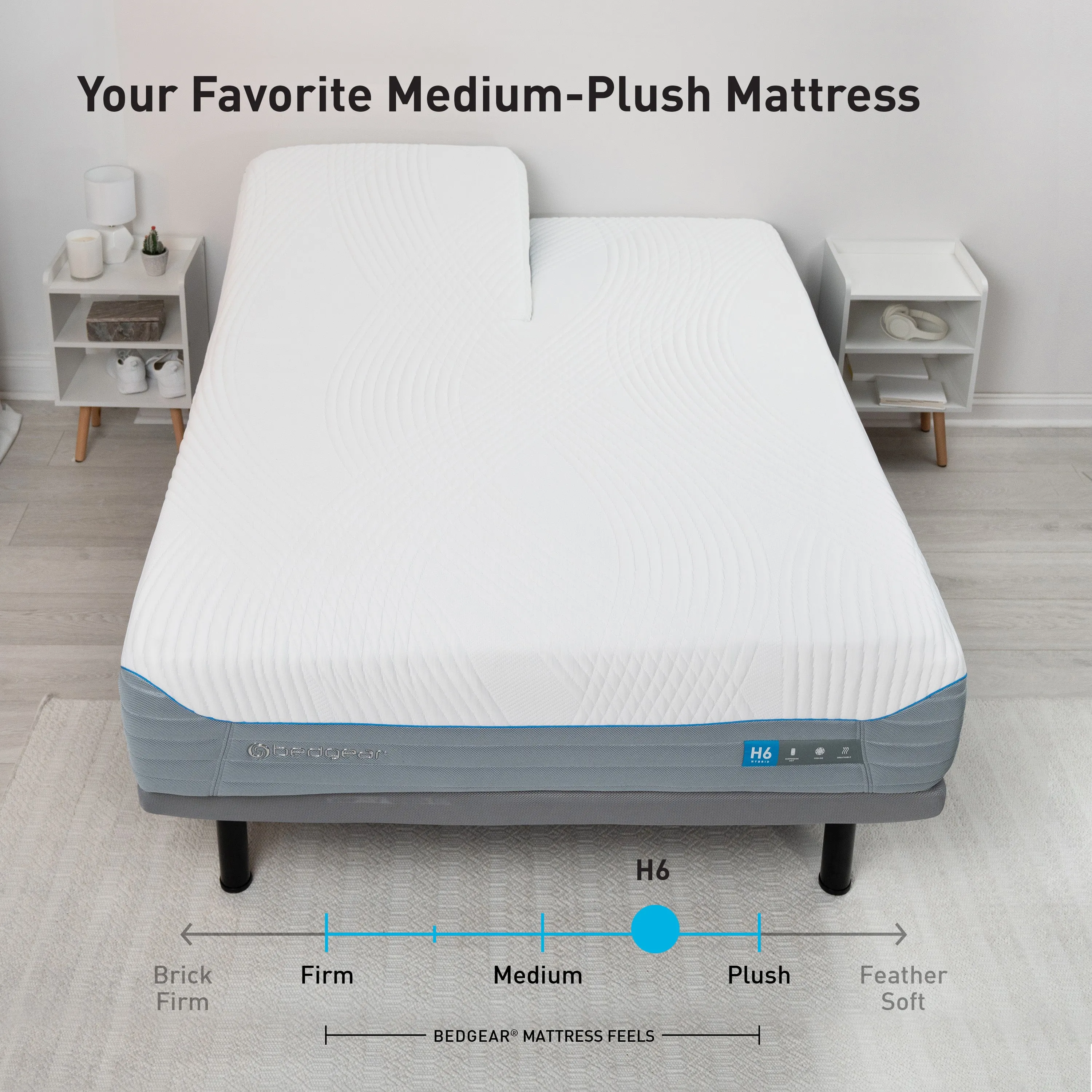 BEDGEAR H6 Ultra Soft Hybrid Performance Mattress