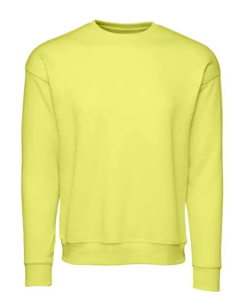 Bella   Canvas Men's Sponge Fleece Drop Shoulder Crewneck Sweatshirt