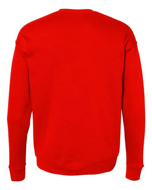 Bella   Canvas Men's Sponge Fleece Drop Shoulder Crewneck Sweatshirt