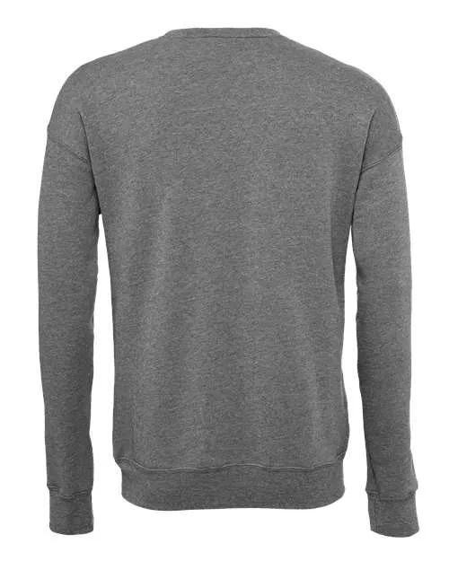 Bella   Canvas Men's Sponge Fleece Drop Shoulder Crewneck Sweatshirt