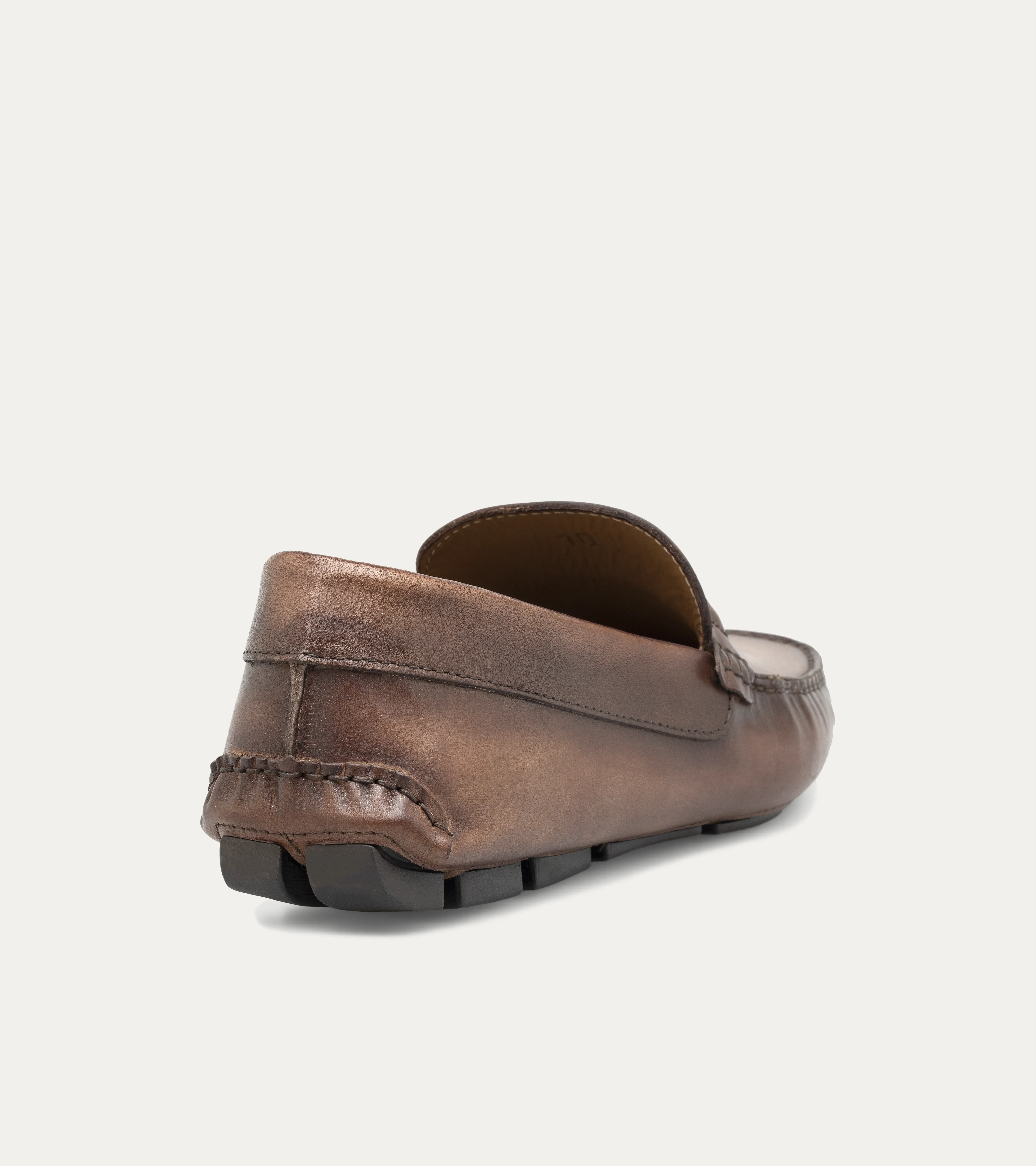 Bit Driving Moccasin In Brown Antique