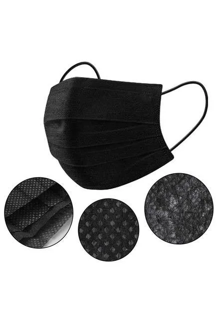 Black Disposable Mask (50pcs)