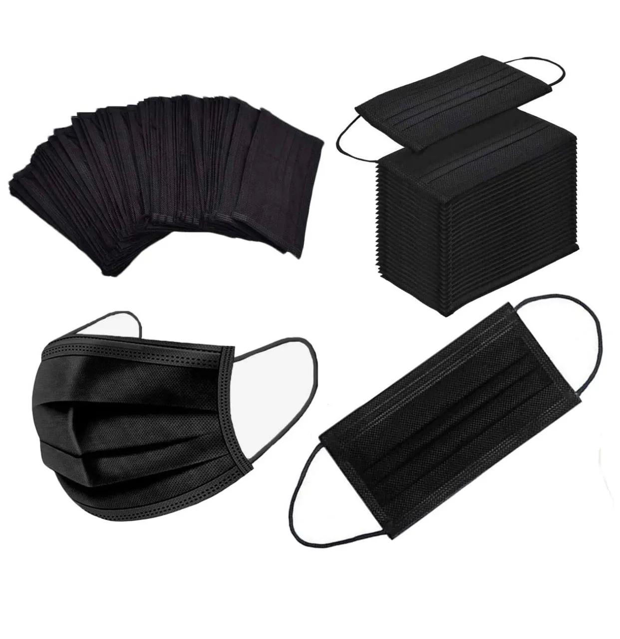 Black Disposable Mask (50pcs)