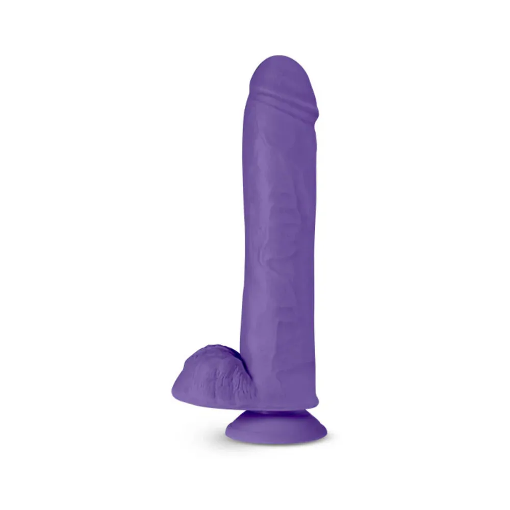 Blush Au Naturel Bold Big John 11 in. Posable Dual Density Dildo with Balls & Suction Cup