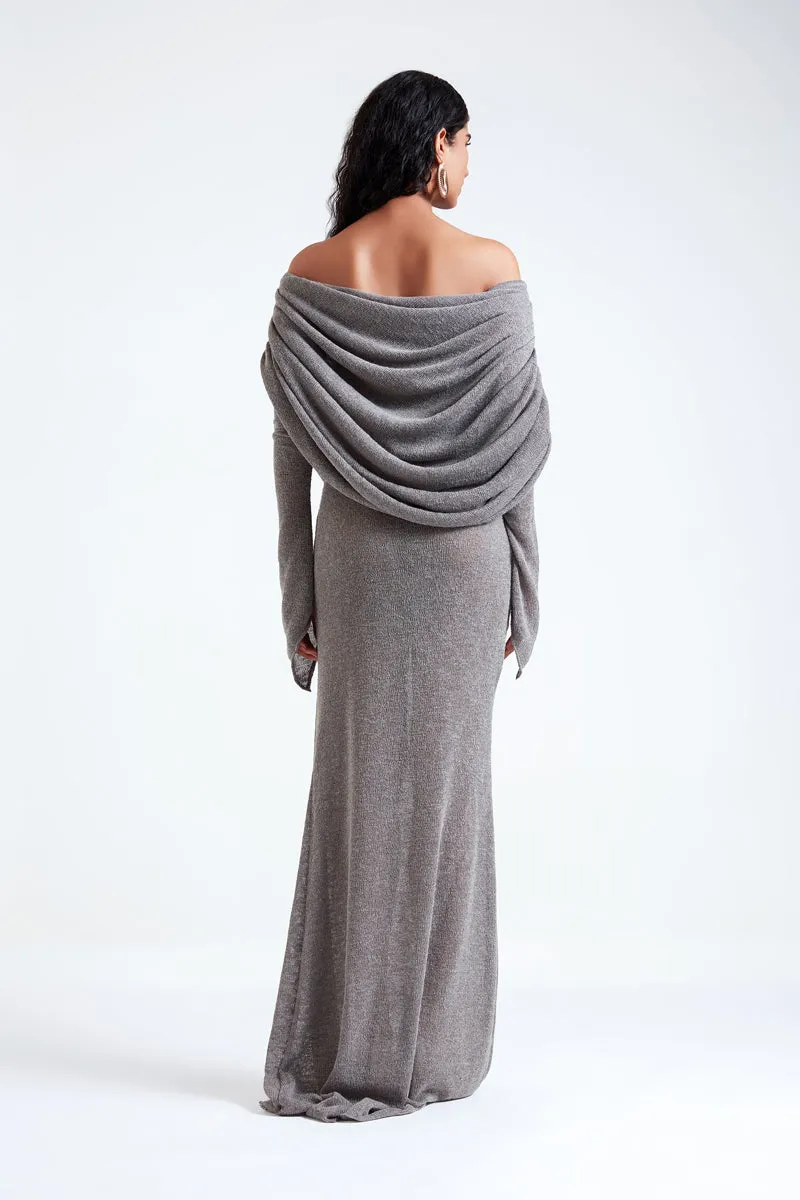 BONNIE GRAY MAXI DRESS