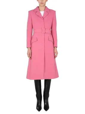 Boutique Moschino Belted Single-Breasted Coat