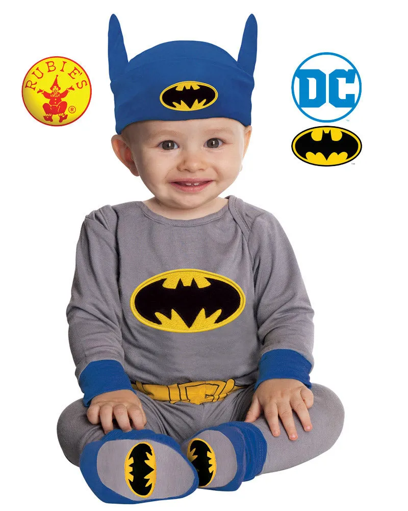 Boys Costume - Batman Onesie (Blue/Grey)