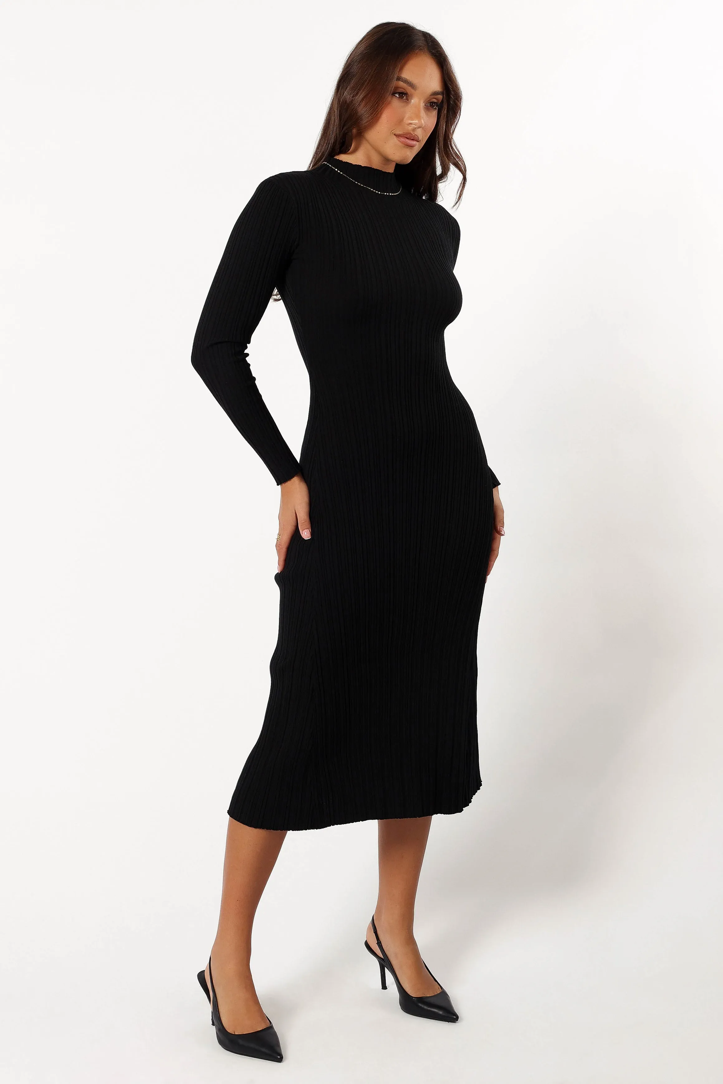 Briar Long Sleeve Dress - Black