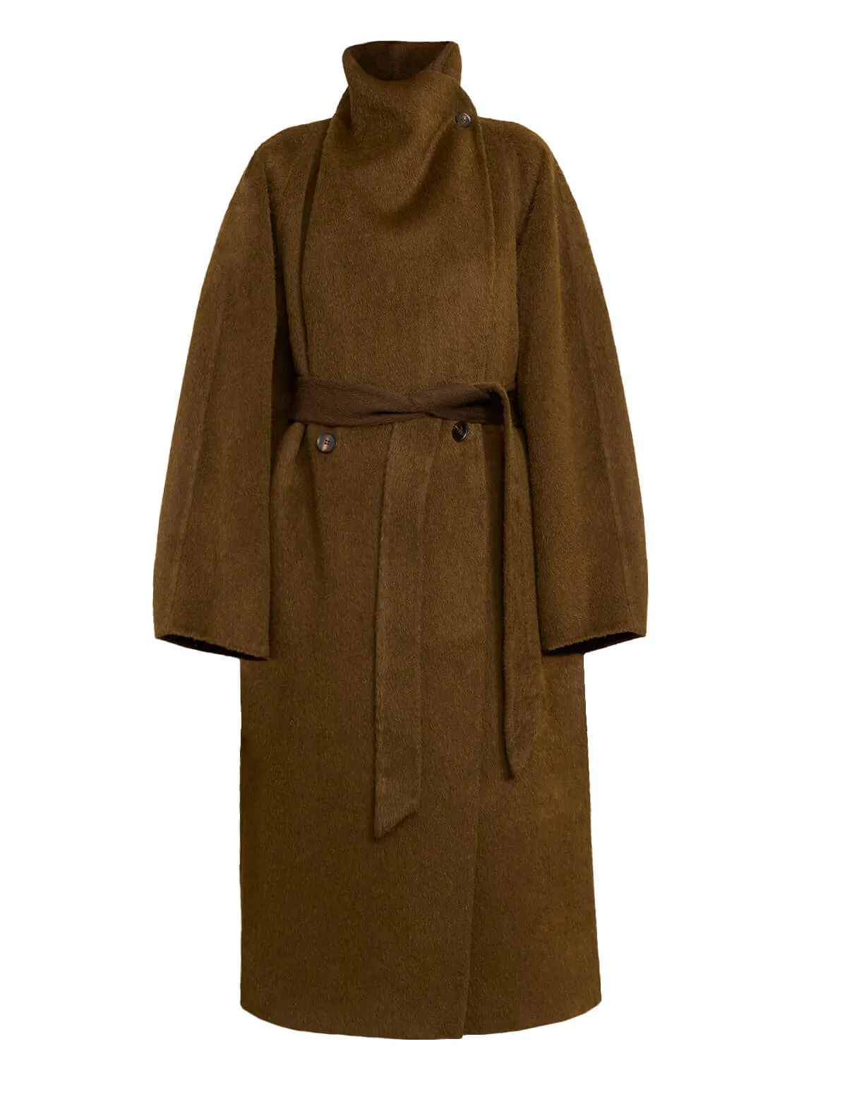 Brown Cocoon Coat