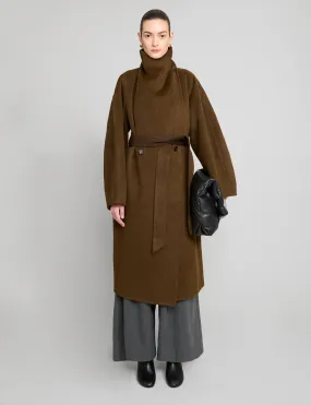 Brown Cocoon Coat