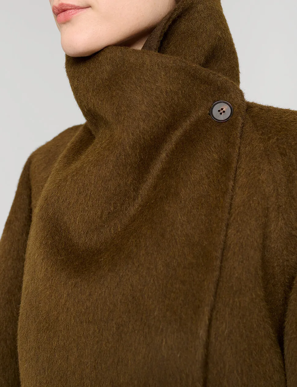 Brown Cocoon Coat