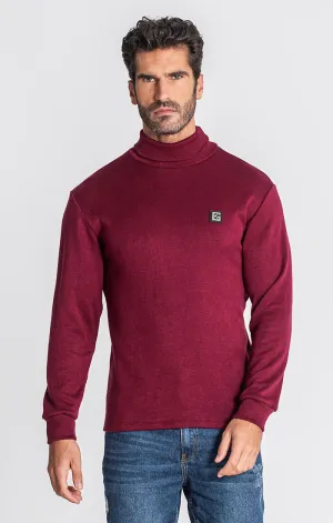 Burgundy Smooth Turtleneck