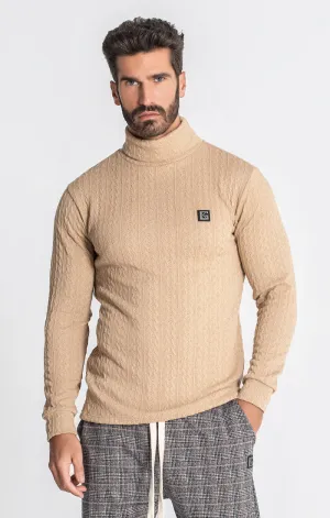 Camel Monster Turtleneck