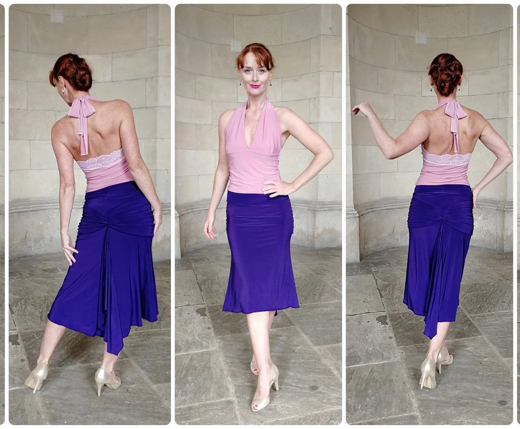 CARMEN Tango skirt with tail