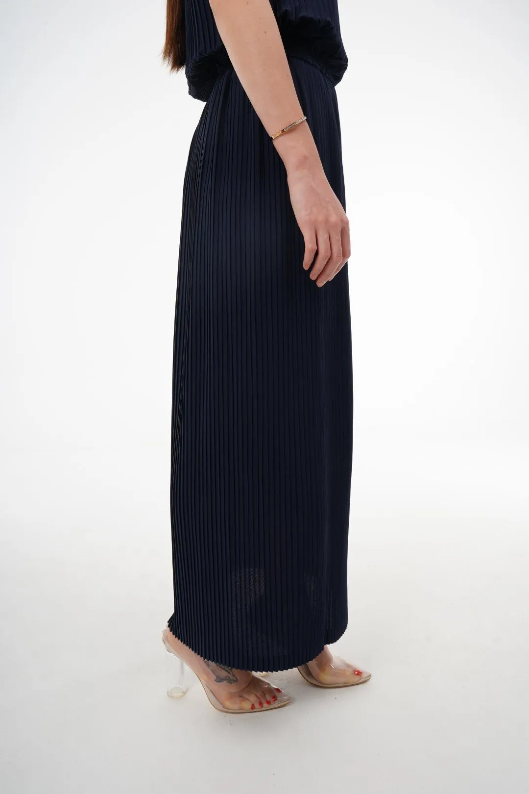 Charlotte Knife Pleat Straight Cut Skirts