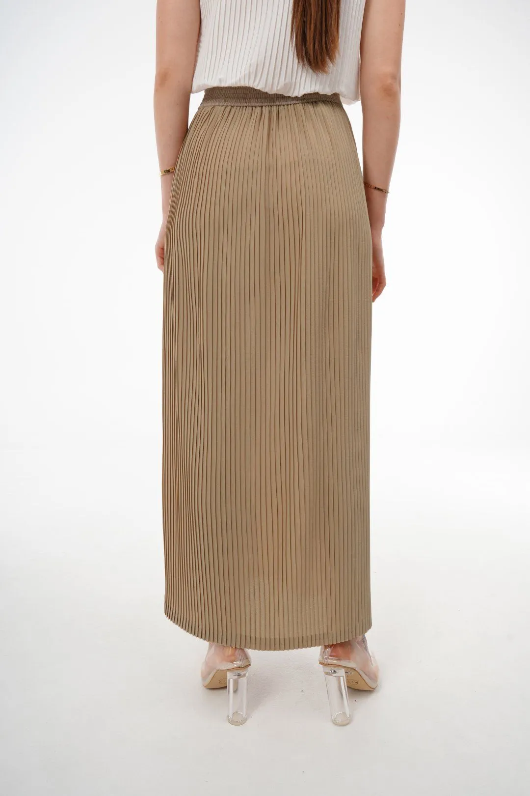 Charlotte Knife Pleat Straight Cut Skirts