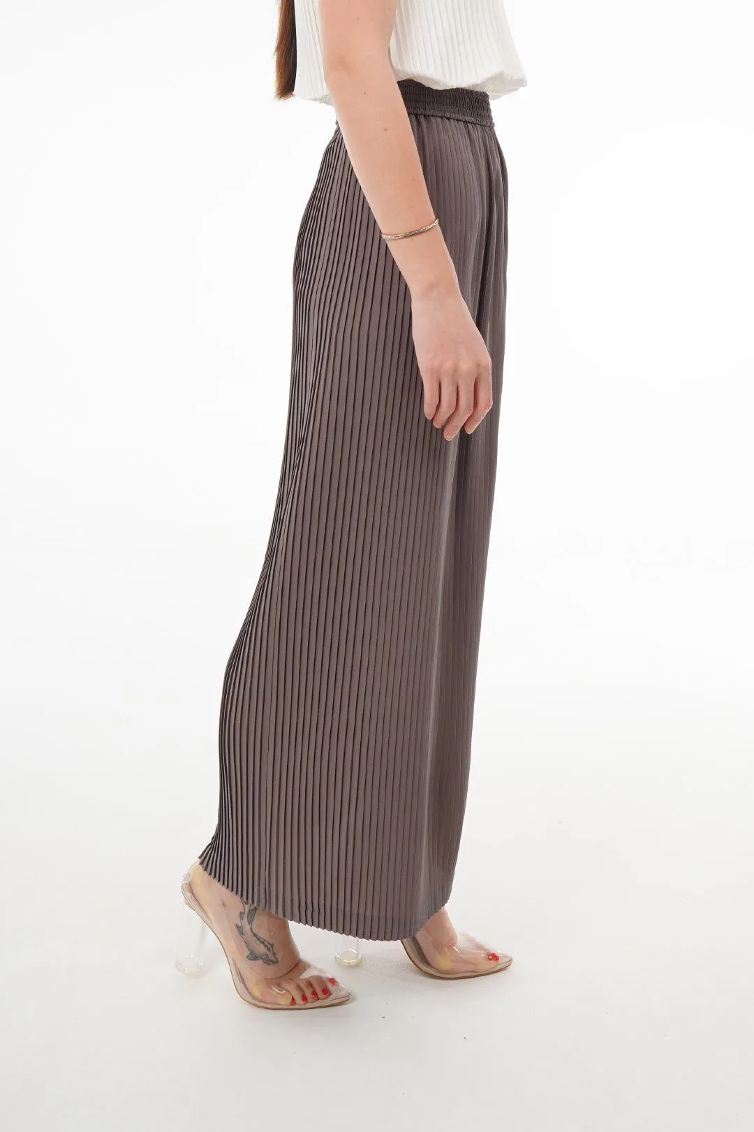 Charlotte Knife Pleat Straight Cut Skirts