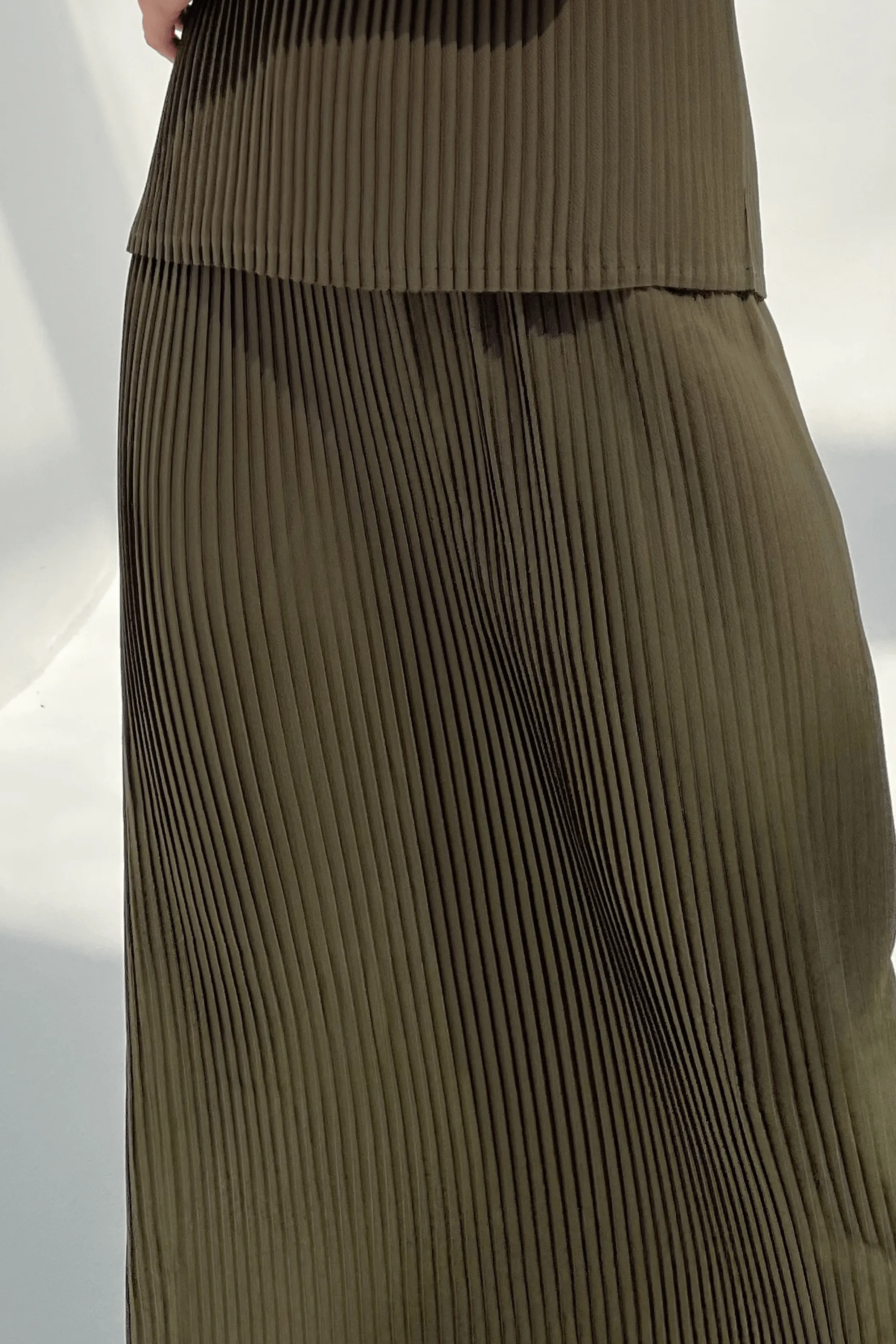 Charlotte Knife Pleat Straight Cut Skirts