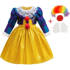 Children's Halloween cosplay cartoon movie horror character costume girl princess dress performance set