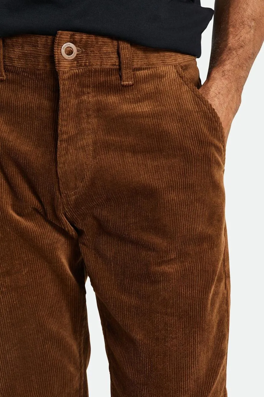 Choice Chino Regular Pant - Bison Cord