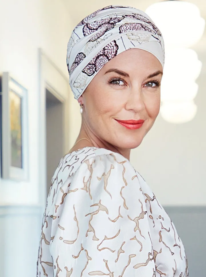 Christine Shanti Turban - Blooming Pinks